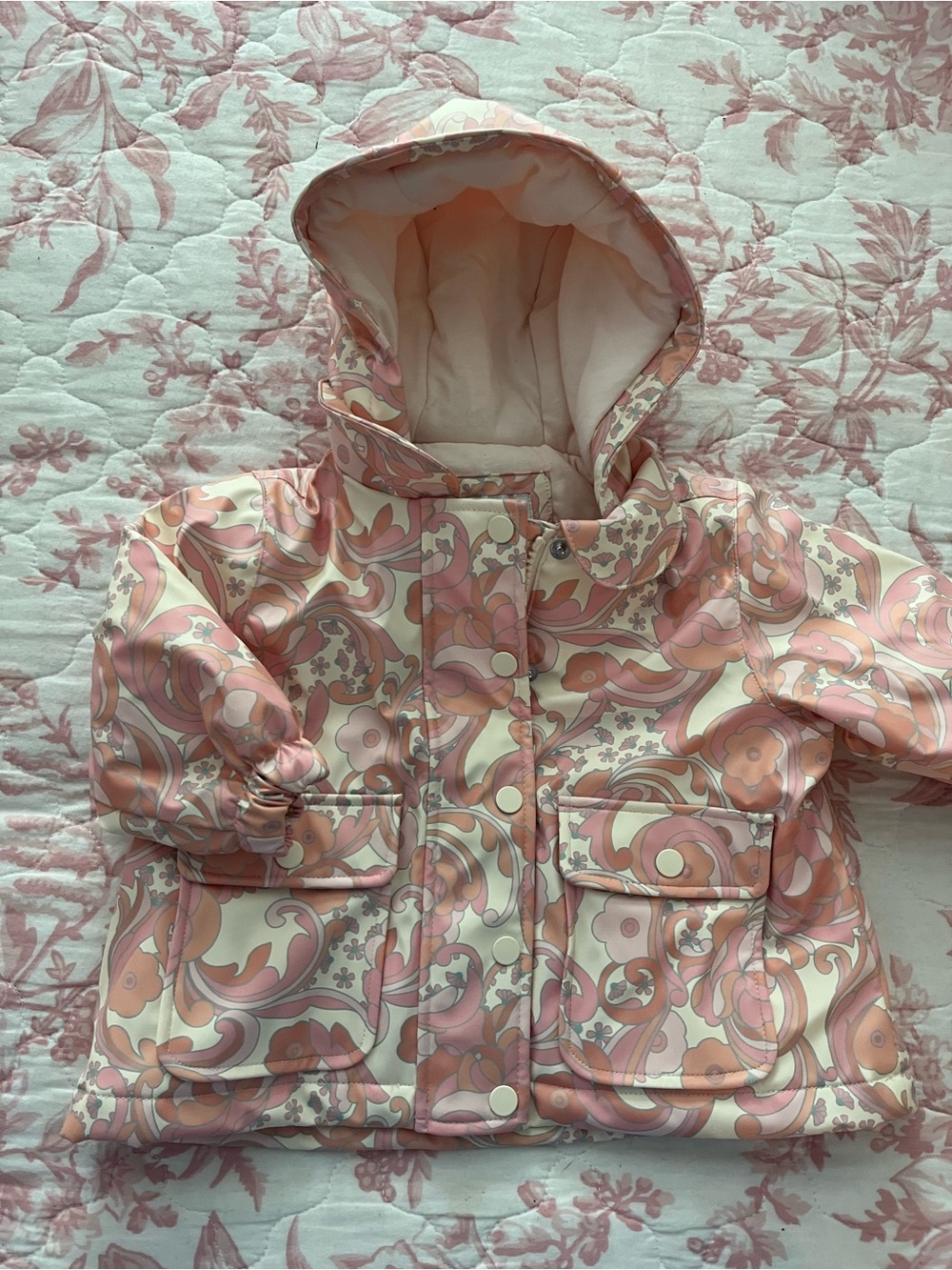 Amazon Essentials x Sofia Grainge Hooded Baby Rain Jacket